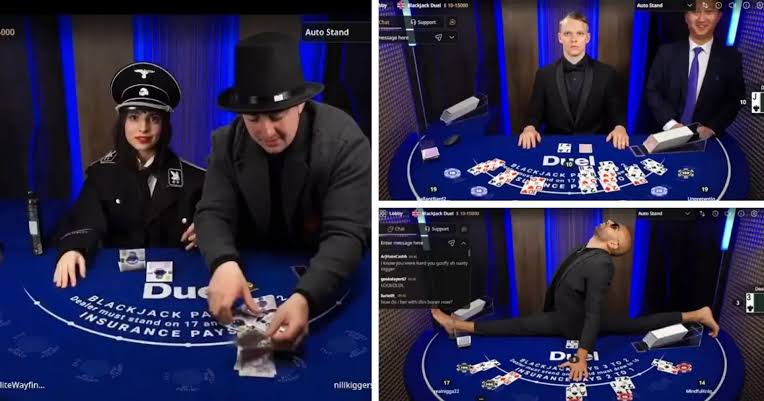 Blackjack Duel na żywo – stoły live z krupierem, interfejsem zakładów i limitami do 60 tysięcy złotych