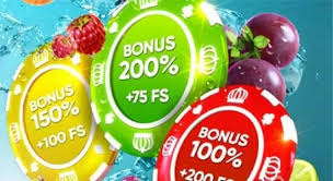 Żetony z ofertą bonusową Fresh Casino – 200%, 150% i 100% do depozytu z darmowymi spinami